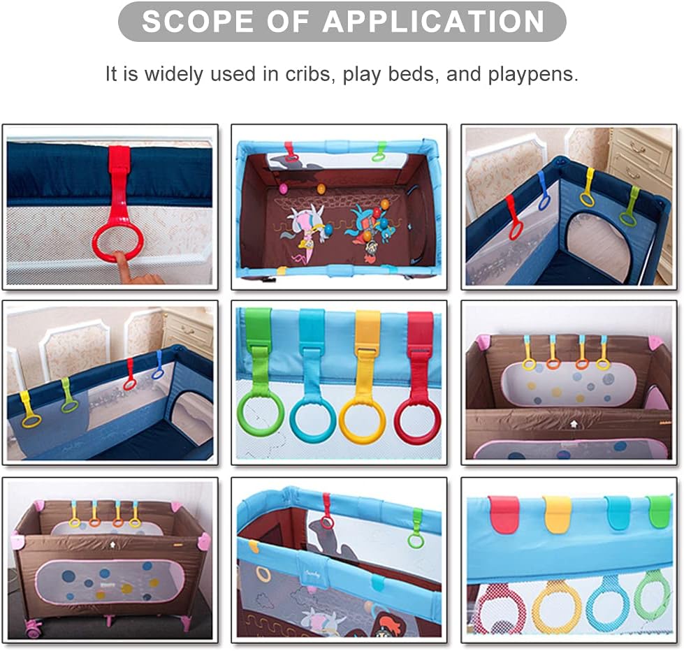 Help Baby Stand Bed Rings Baby Toys Baby Crib Hook For Playpen