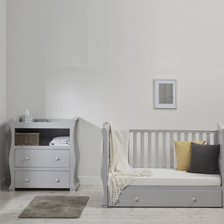 East coast kensington sleigh cot outlet bed