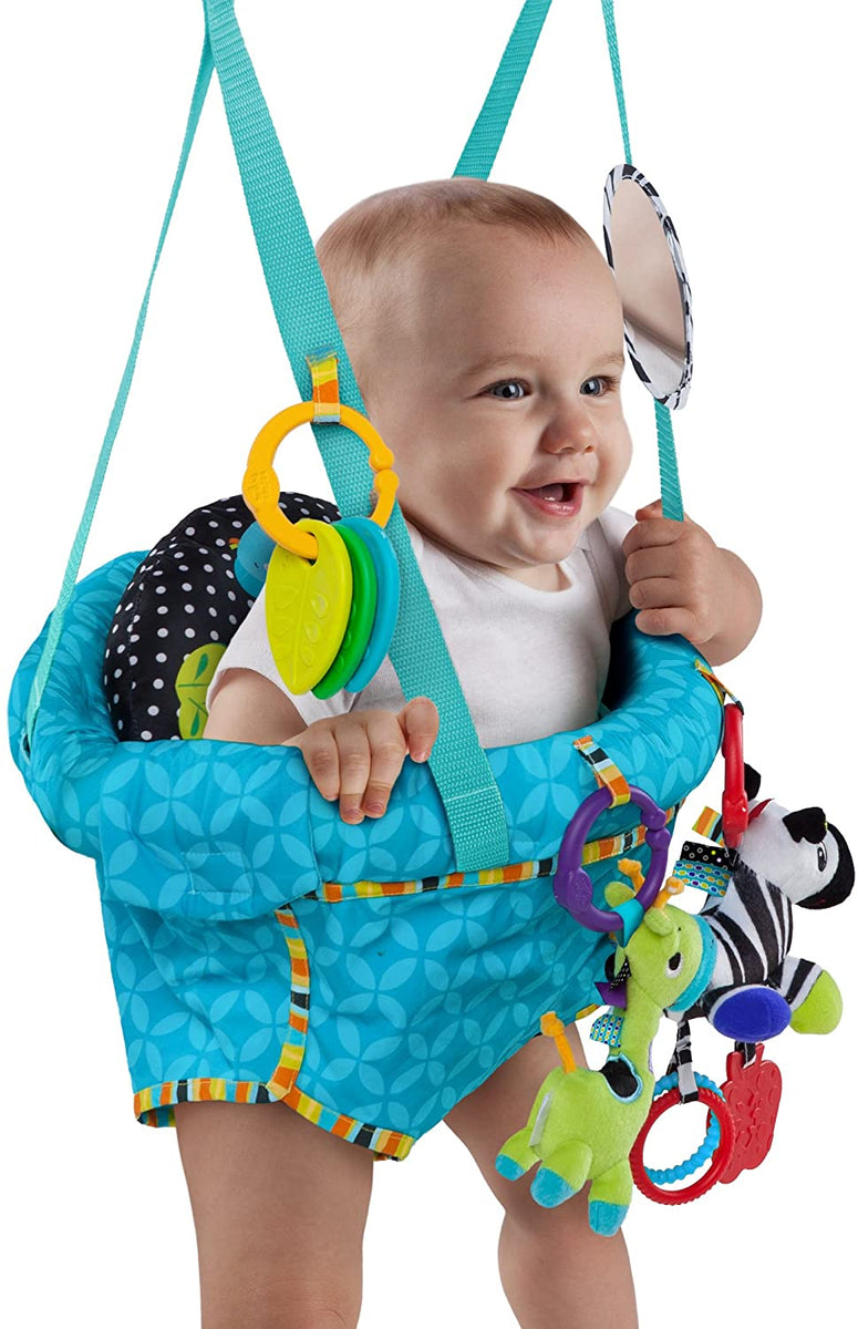 Columpio para puerta de bebé con soporte para la columna vertebral, juguetes  desmontables
