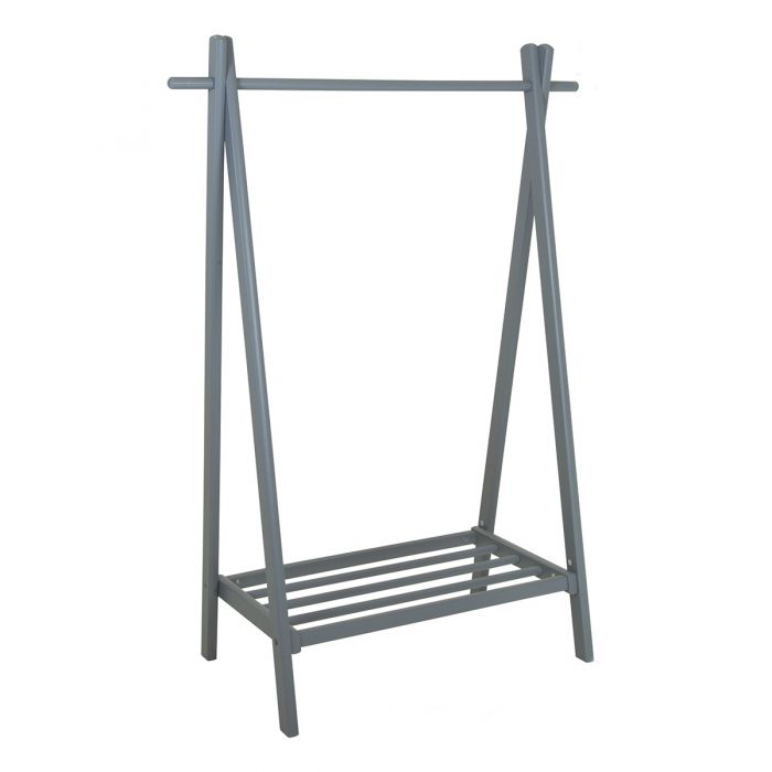 Small wooden clothes discount rail