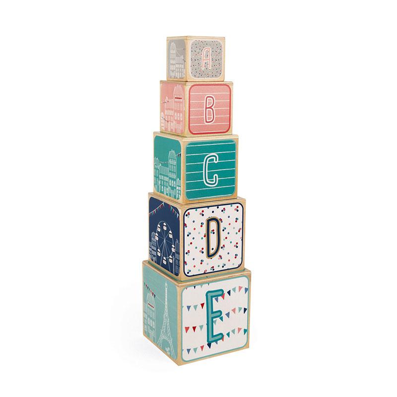 Janod stacking hot sale blocks