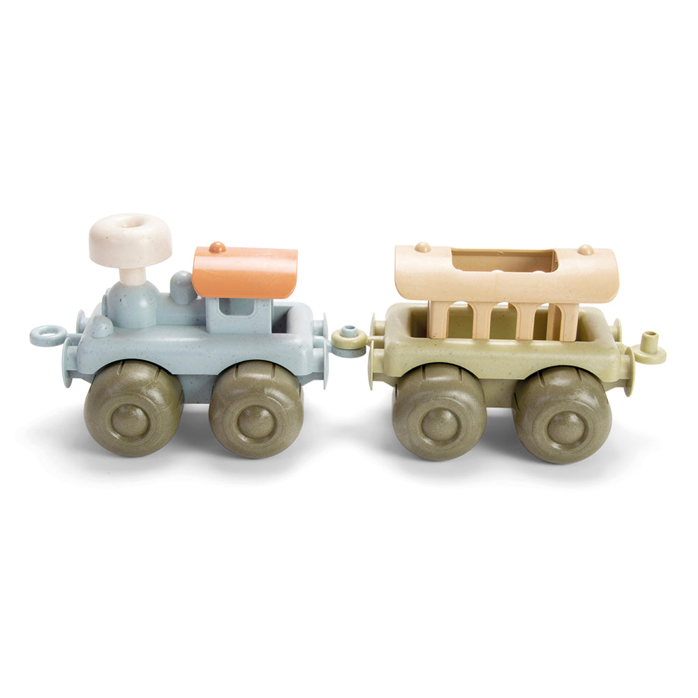 2 Piece 100 Recyclable Bio Plastic Train Set Indoor and Outdoor Play