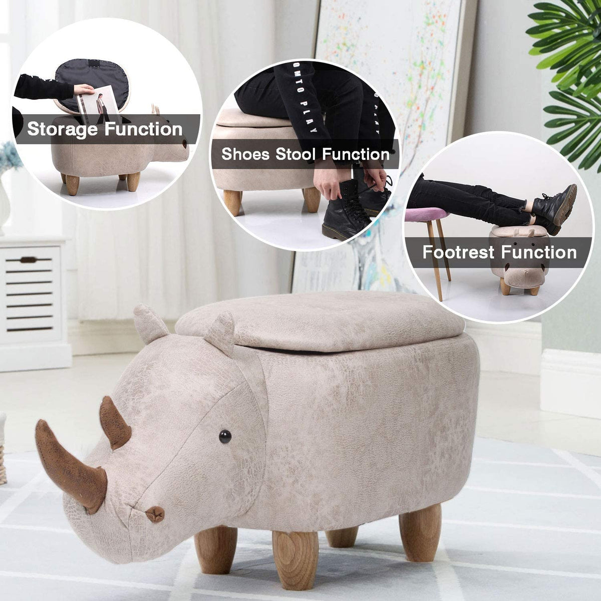 Rhino on sale storage stool