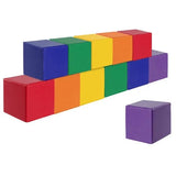 12 pieces of foam building blocks make up this soft play set for home for children  12 months and up