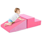 Pinks Step and Slide Climber for Infants and Toddlers