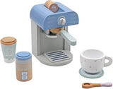 Montessori Wooden Play Coffee Machine | Barista Set with Accessories | Role Play | 3 Years plus