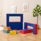 4-in-1 Modular Sofa cum Soft Play Equipment | 8 Blocks and pieces