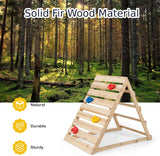 Eco Wooden Childrens Climbing Frame, Den and PIkler Triangle | Indoor climbing wall for home