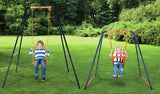 Grow-with-me Toddler 2 Child height Adjustable Swing | Heavy Duty Construction | 6 months - 10 years