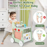 Posture Supporting Baby Walker | Busy Board and Mini Toy Kitchen | 12m+