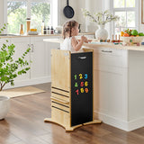 The Original Kitchen Helper | Little Helper Montessori 3-in-1 FunPod Learning Tower | Magnetic & Chalkboard Side Panels