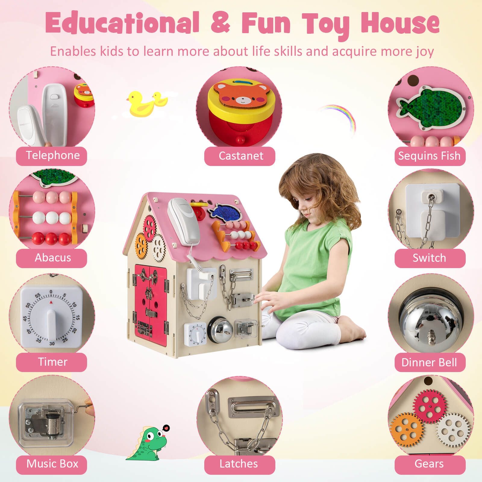 Montessori educational outlets activity Playset