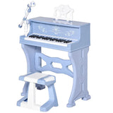 Montessori 37 Keys Mini Grand Piano & Stool with Microphone | packed with features