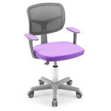 Childrens office chair cum childrens swivel chair in purple