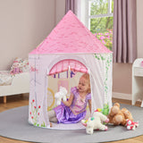 Austism-Friendly Kids 2 Person Princess Pop-up Play Tent cum Den | Storage Bag | 18m +