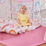 Austistic-Friendly Kids 2 Person Unicorn Pop-up Play Tent |  Storage Bag | 18m +