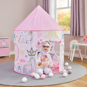 Austism-Friendly Kids 2 Tot Unicorn Pop-up Play Tent | Den | Storage Bag | 18m + 