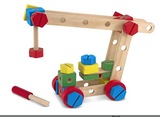 Montessori Eco-Wooden 48 Piece Vehicle Construction Set | Wooden Toy | 3 years+