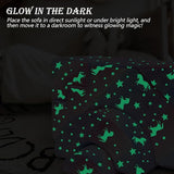 Glow-in-the-Dark Large Soft Fleece Pikler Modular Soft Play Equipment - turn off the lights and it glows!