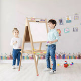 Height Adjustable Childrens Easel | Double Sided Art Easel | Childrens Blackboard | FREE ACCESSORIES