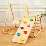 Folding Pikler 4-in-1  Indoor Eco Pine Wood Toddler Jungle Gym | Spine Supporting Swing | 6 months - 5 Years