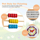 Montessori 3-in-1 360° Educational Magnetic Art Easel | Whiteboard | Chalkboard | Accessories | 3 -10 years