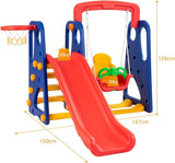 Toddlers Play Swing & Slide Set | Basketball | Indoor Outdoor | Multicoloured | 18m+