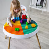 Montessori Grow-with-me Baby Sit-To-Stand Entertainer | Lights & Sound | Lego Table | Play Table 