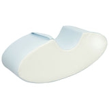 Autism-Friendly Pikler Ride On soft play rocker in a wipe clean leather - in sky blue and white