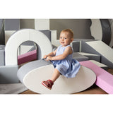 Autism-Friendly Pikler Ride On |  Soft Play Rocker in a wipe clean Eco Leather Fabric 