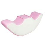 Large 2 Seater Autism-Friendly Pikler Ride On in Candy Pink and White eco leather