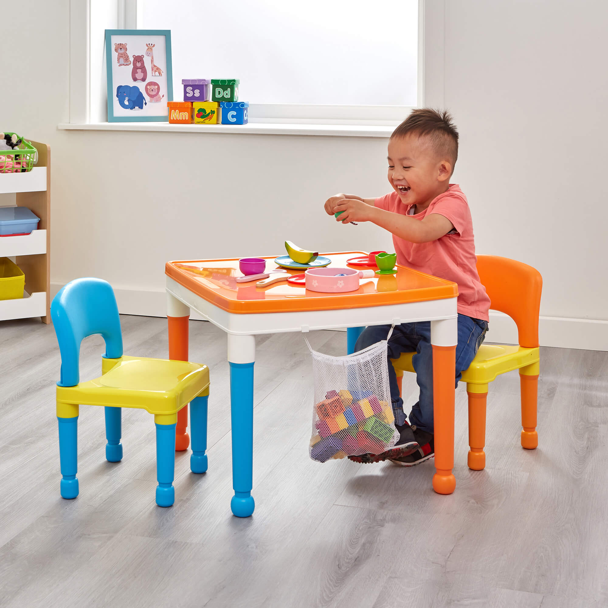 Playroom table with storage hotsell