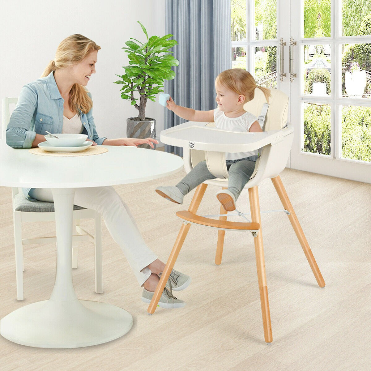 Table height high chair online