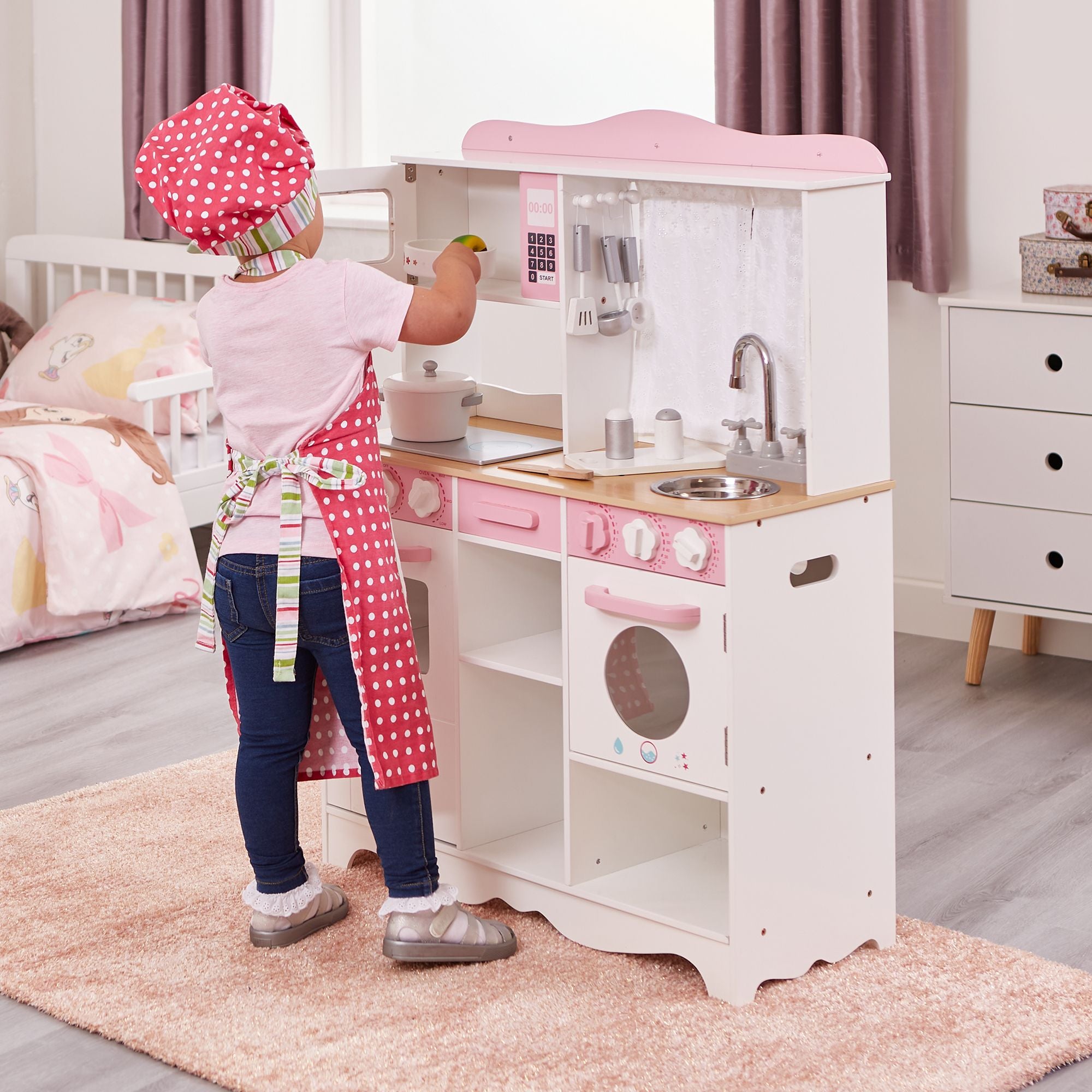 Montessori wooden play kitchen online