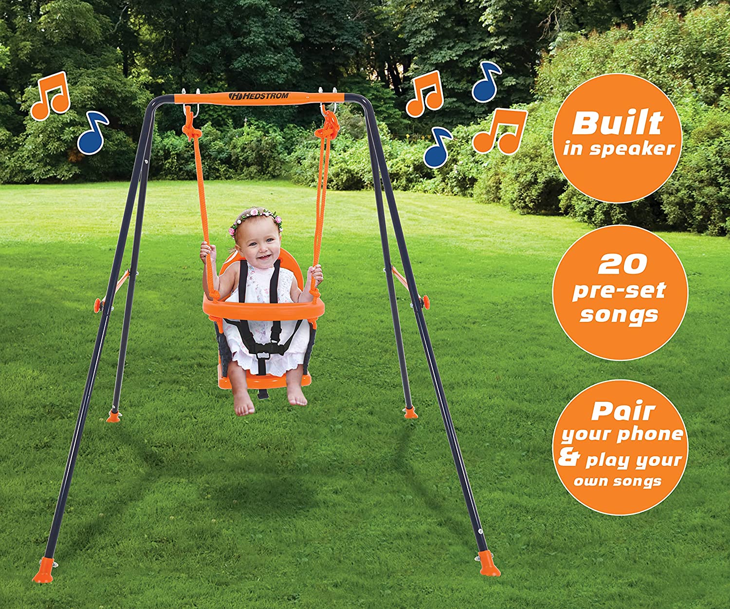 Shops Indoor/Outdoor My First Toddler Swing, Foldable