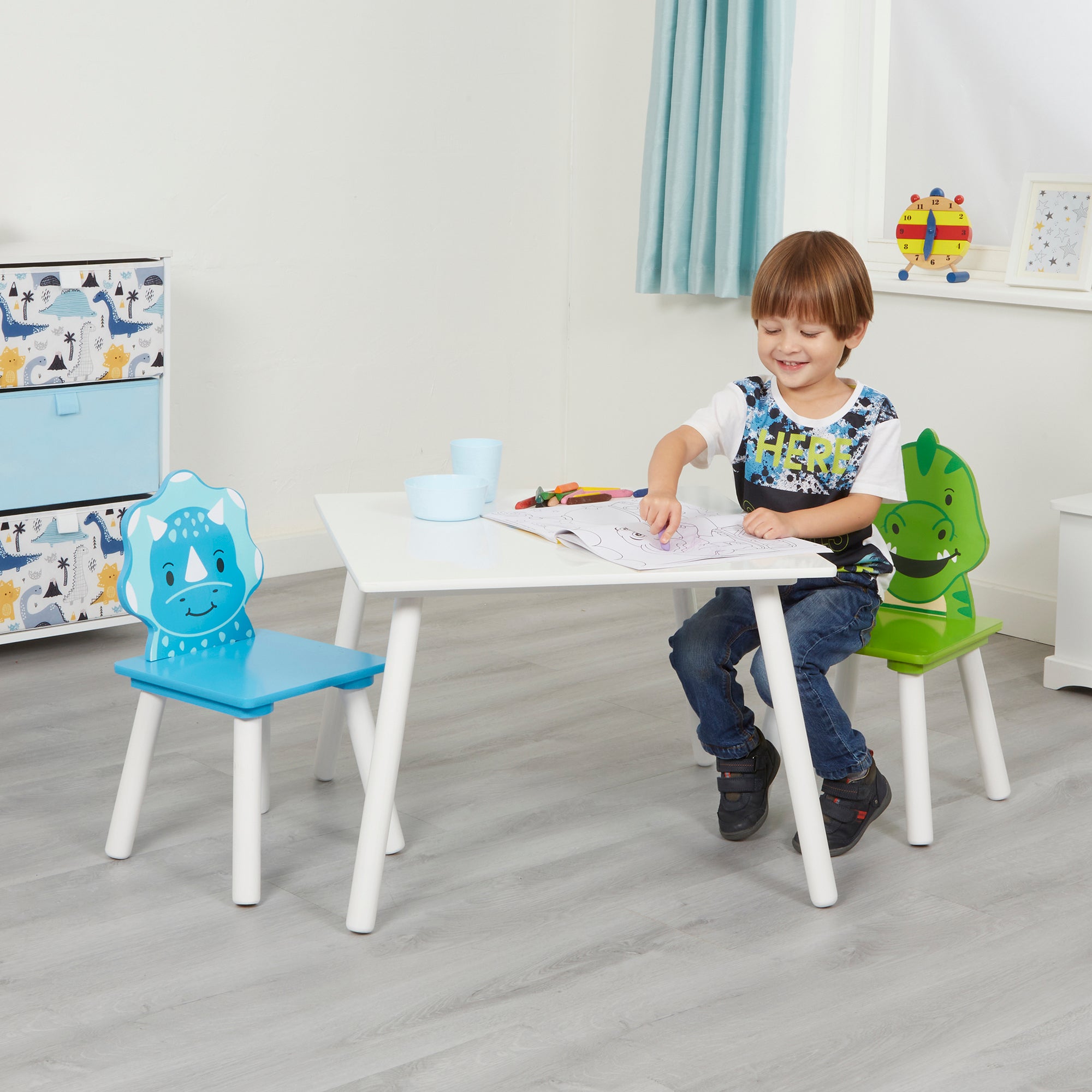 Dinosaur kids table on sale