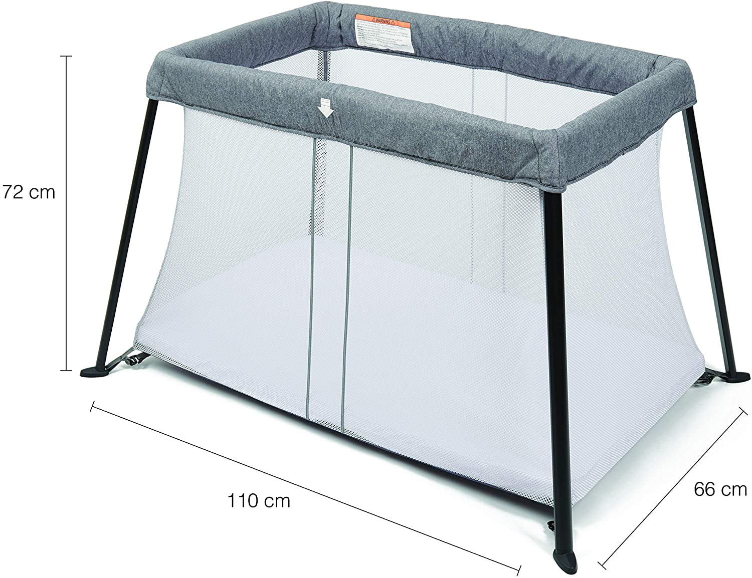 Easy Assembly Portable Baby Playpen Travel Cot Mattress Sheet Bag www.littlehelper